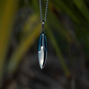 Blue Steel Surf Necklace