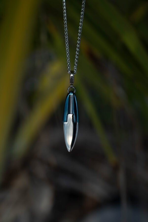 Blue Steel Surf Necklace