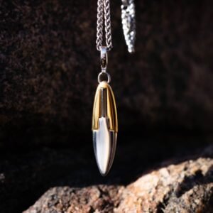 Golden Rider Surfboard Pendant